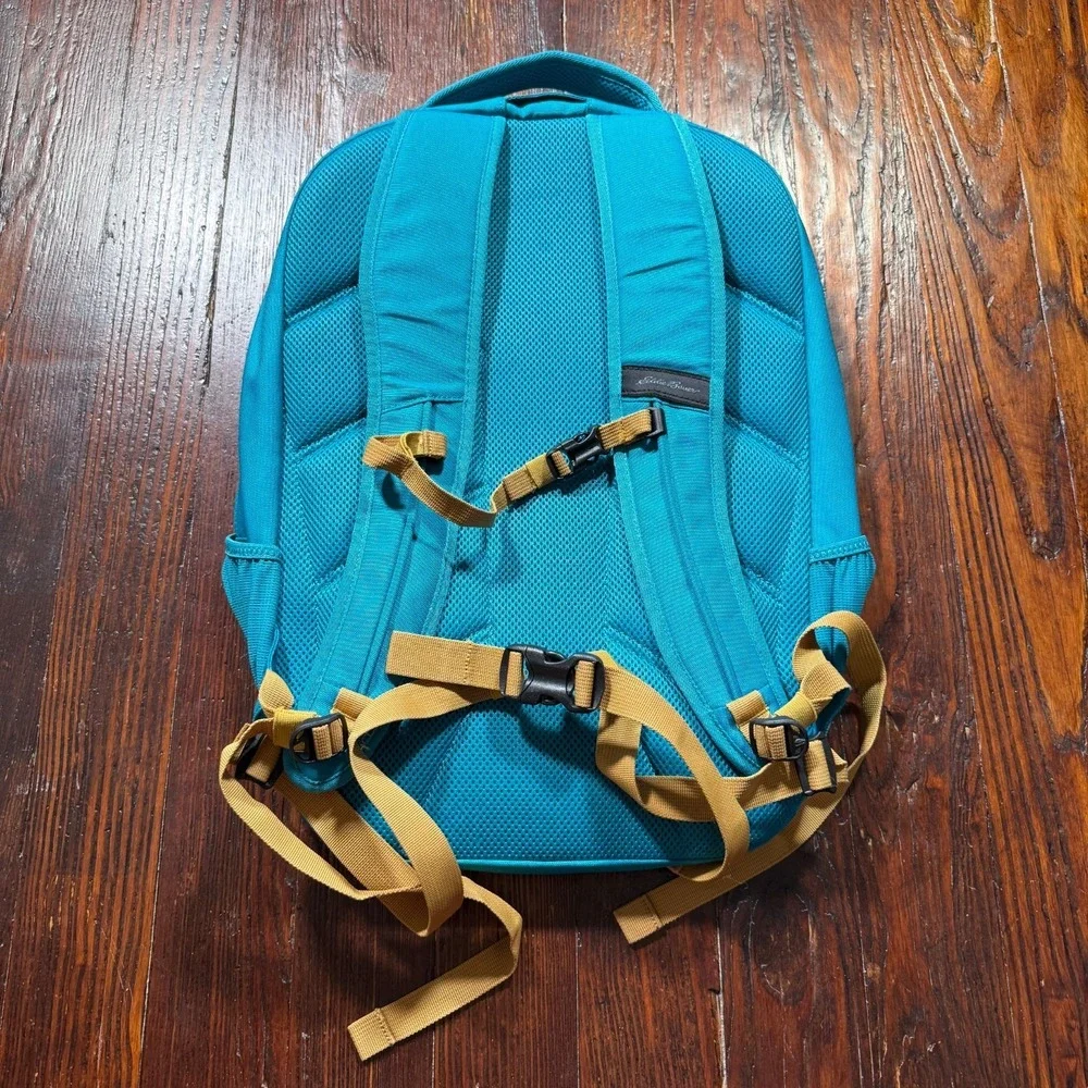 Eddie Bauer Backpack Jasper 30L Hiking Pack Laptop Bag Blue - EUC